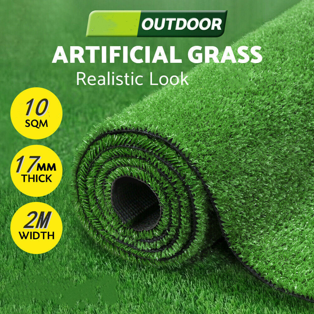 2X5M Artificial Grass 17MM 10M2 - salelink.co.nz