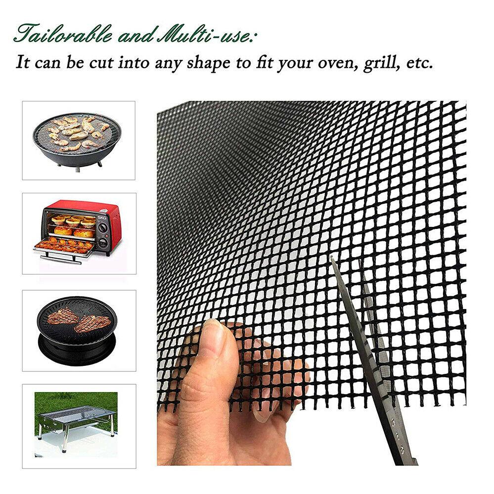 30X40cm Cooking Liner Grill Mat Non-Stick Mesh Mat Sheet Mintiml BBQ Grill