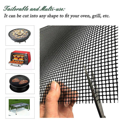 30X40cm Cooking Liner Grill Mat Non-Stick Mesh Mat Sheet Mintiml BBQ Grill