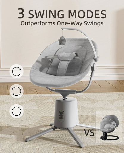 Pre-order Electric Baby Swing - Grey