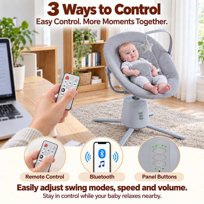 Pre-order Electric Baby Swing - Grey