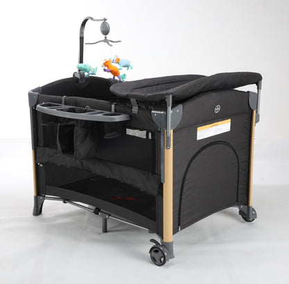 Pre-order Baby Brightness 4 in 1 Portacot Black