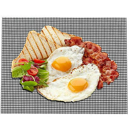 30X40cm Cooking Liner Grill Mat Non-Stick Mesh Mat Sheet Mintiml BBQ Grill