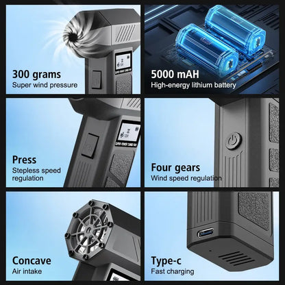Wireless Digital Tire Inflator Air Pump with LED Light & LCD Display, 150PSI Portable Air Compressor