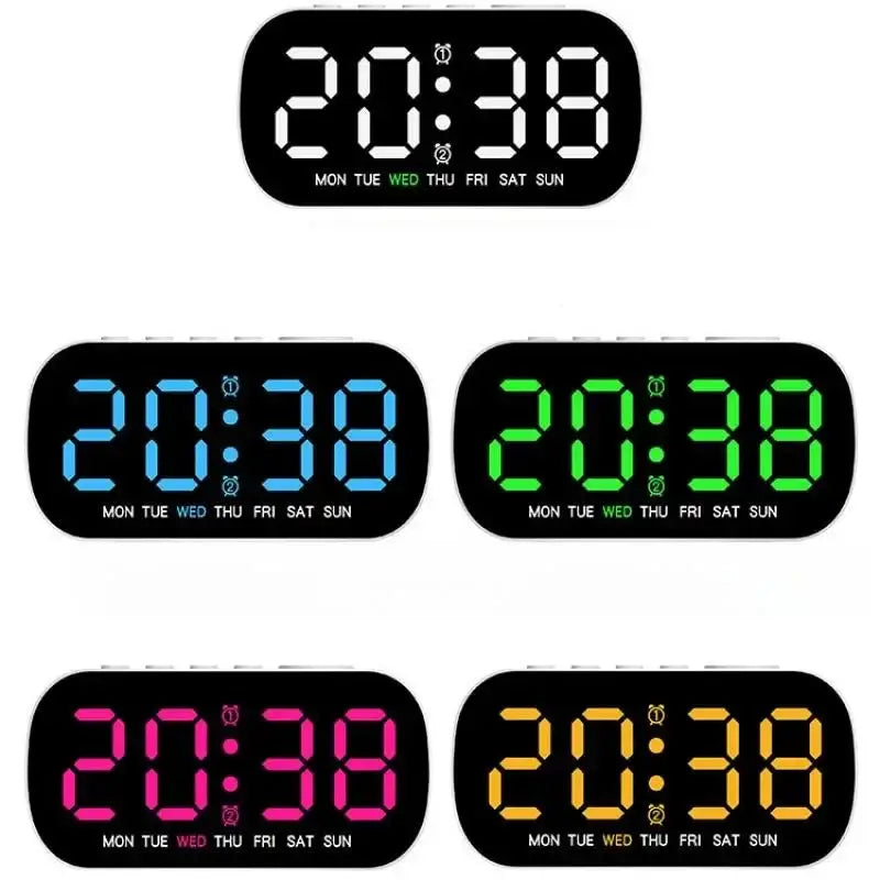 Digital Alarm Clock – USB Powered LED (different colours available)