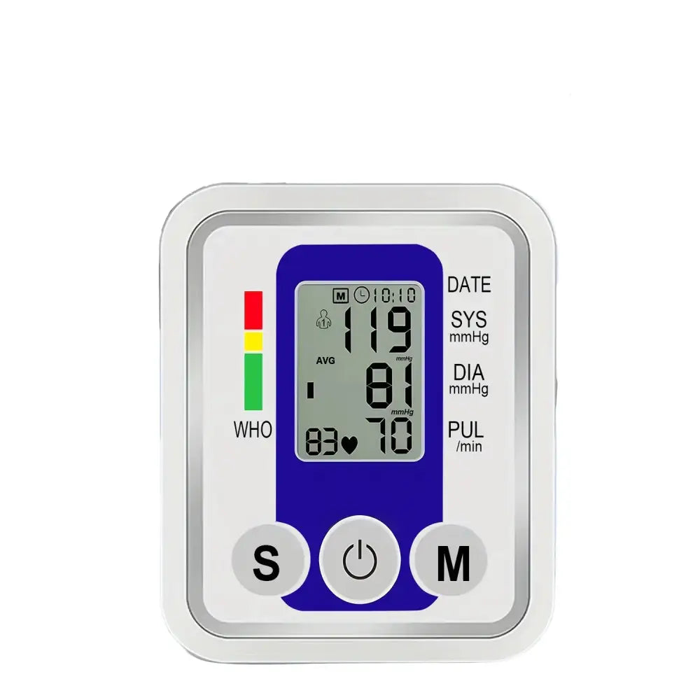Digital Arm Blood Pressure Test Kit – Automatic BP & Heart Rate Monitor