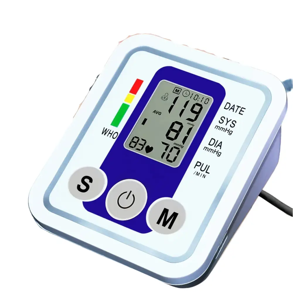 Digital Arm Blood Pressure Test Kit – Automatic BP & Heart Rate Monitor