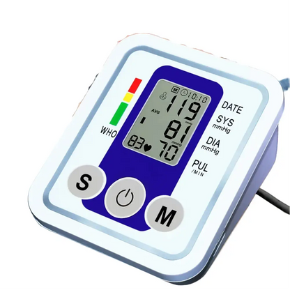 Digital Arm Blood Pressure Test Kit – Automatic BP & Heart Rate Monitor