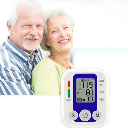 Digital Arm Blood Pressure Test Kit – Automatic BP & Heart Rate Monitor