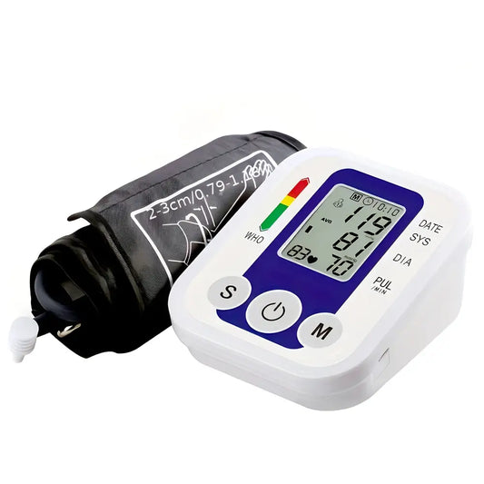 Digital Arm Blood Pressure Test Kit – Automatic BP & Heart Rate Monitor