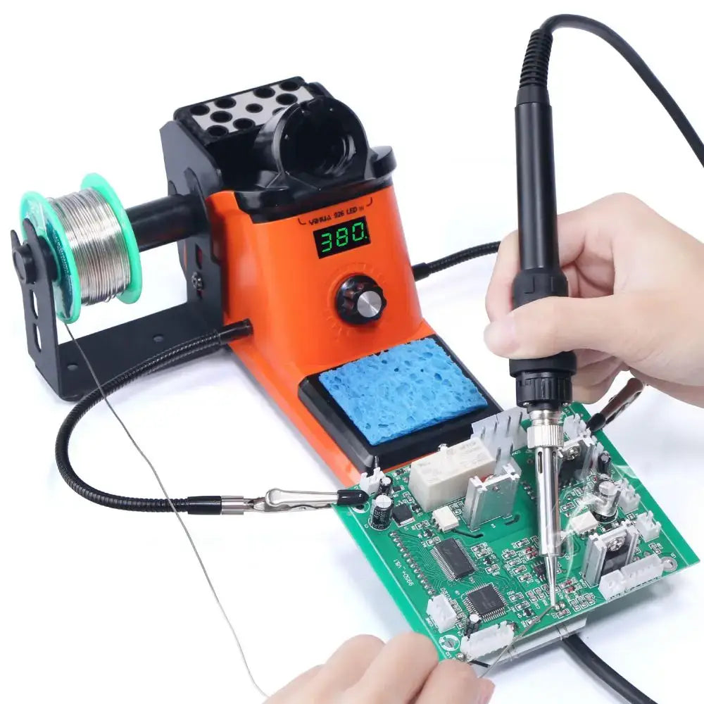 Digital Electric Soldering Iron Kit with Helping Hands (different plug type available)
