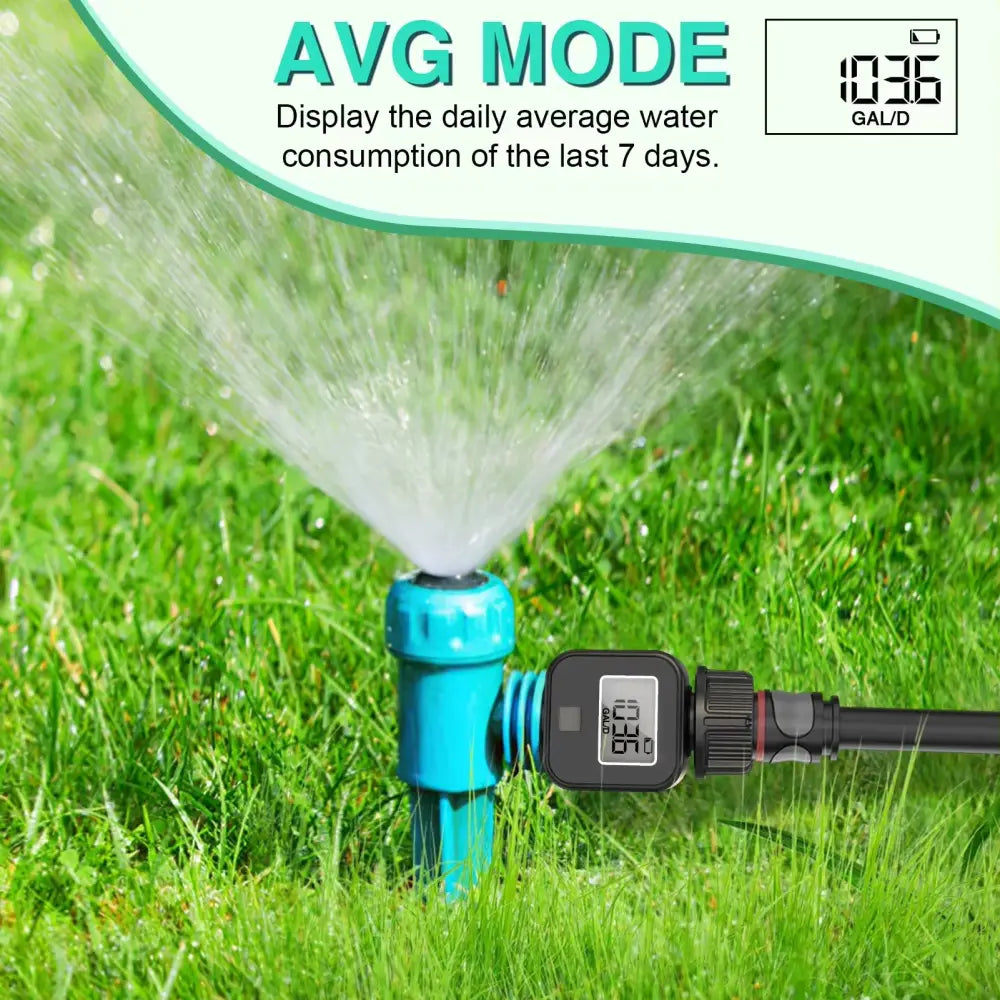Digital LCD Water Flow Meter for Garden Irrigation (2 models available)