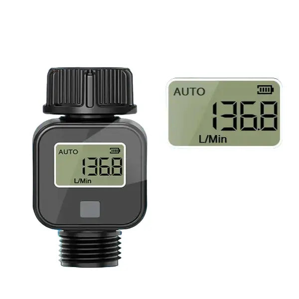 Digital LCD Water Flow Meter for Garden Irrigation (2 models available)