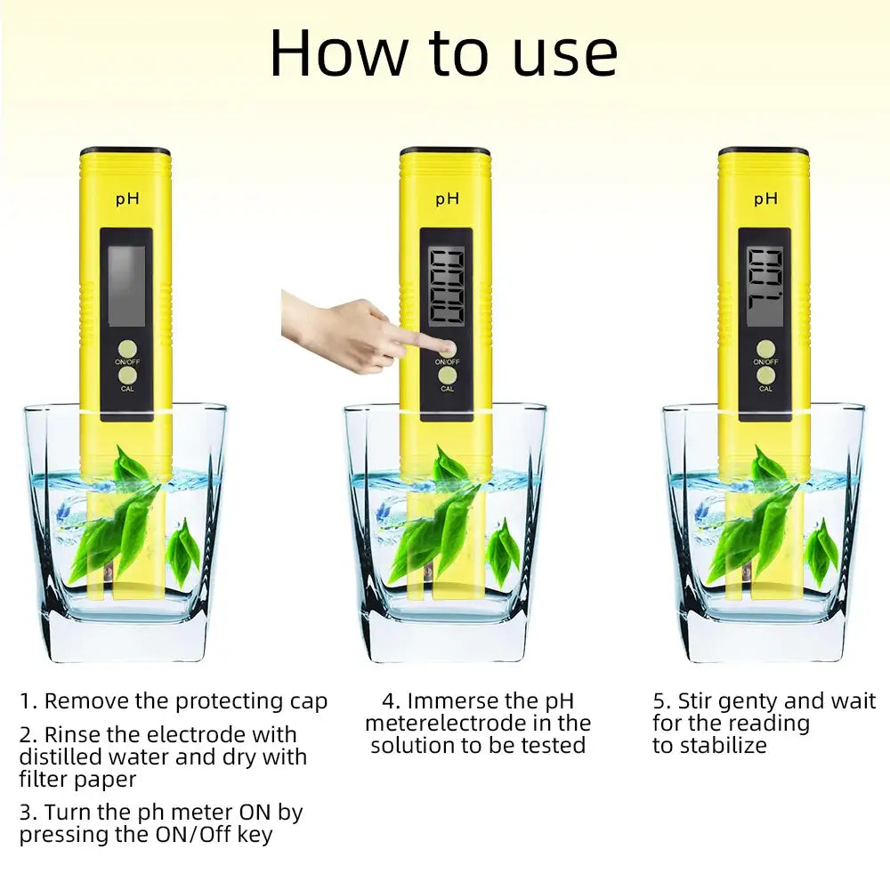 Digital pH & TDS/EC Water Quality Tester