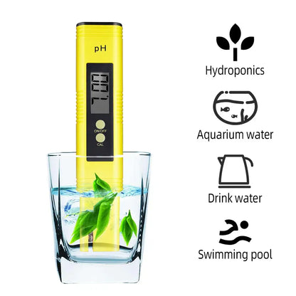 Digital pH & TDS/EC Water Quality Tester
