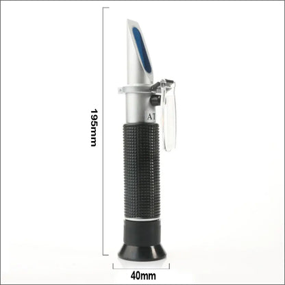 Digital Refractometer 0–80% Brix/Alcohol/Glycol Portable Handheld ATC Meter