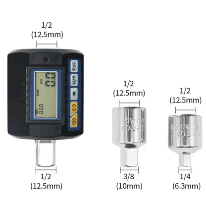 Digital Torque Adapter 1/2″ Drive with 3/8″ & 1/4″ Adapters (different models available)