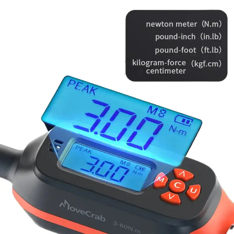 Digital Torque Wrench 1.5–340 N·m (±2% Accuracy) (different models available)
