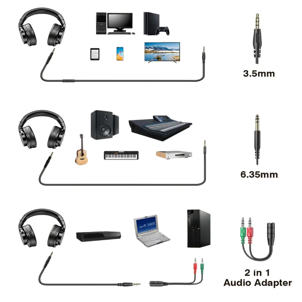 DJ Wired Studio Headphones – Over-Ear
