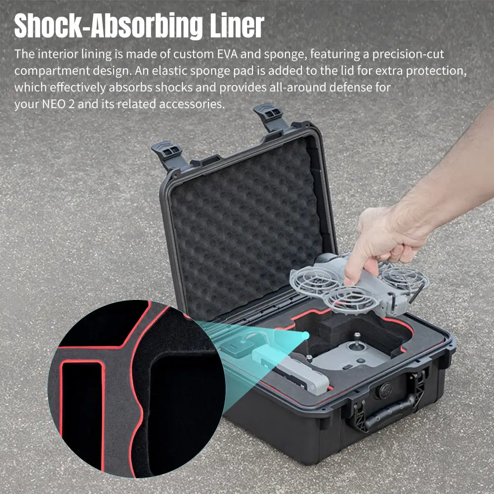 DJI Neo 2 Carrying Case with RC-N2 Controller