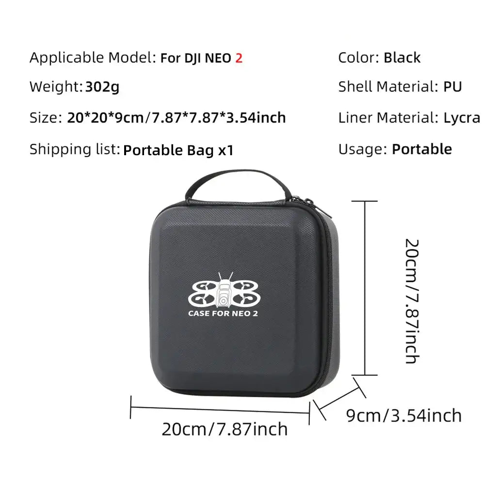 DJI Neo 2 Waterproof Carrying Handbag (Black & Grey)