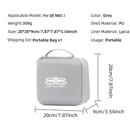 DJI Neo 2 Waterproof Carrying Handbag (Black & Grey)
