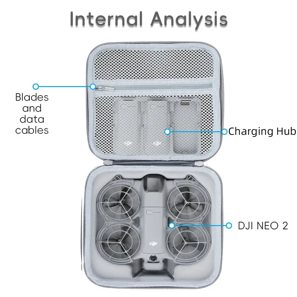 DJI Neo 2 Waterproof Carrying Handbag (Black & Grey)