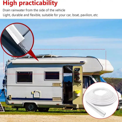Drip-Stop Mini Gutter – Caravan & RV Rain Guard Strip (different sizes available)