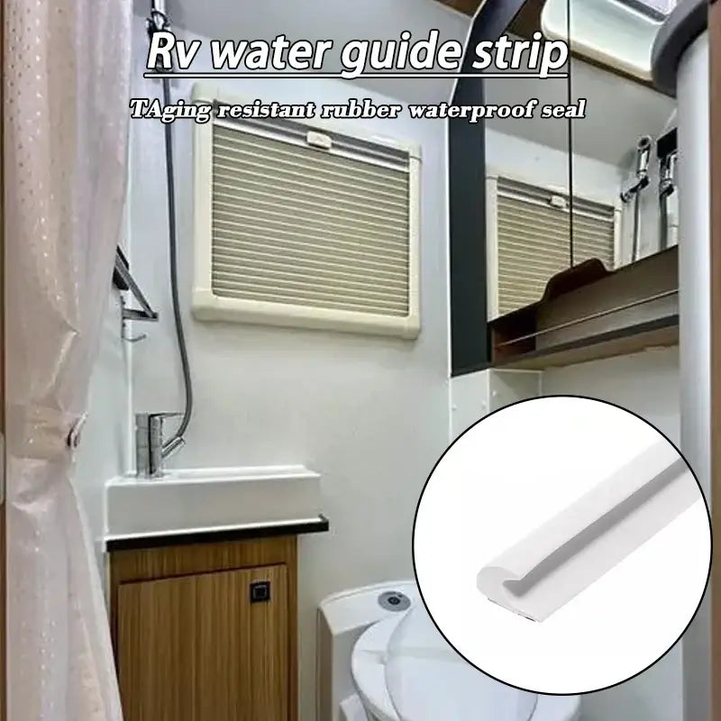 Drip-Stop Mini Gutter – Caravan & RV Rain Guard Strip (different sizes available)