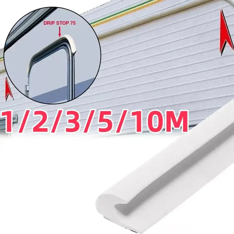 Drip-Stop Mini Gutter – Caravan & RV Rain Guard Strip (different sizes available)
