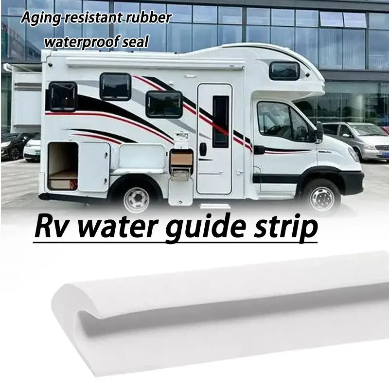 Drip-Stop Mini Gutter – Caravan & RV Rain Guard Strip (different sizes available)