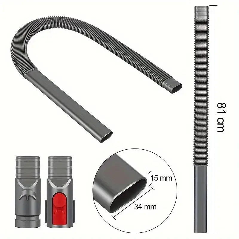 Dryer Vent Cleaner Kit & Lint Remover Hose Attachment for V6–V15 Vacuum Cleaners