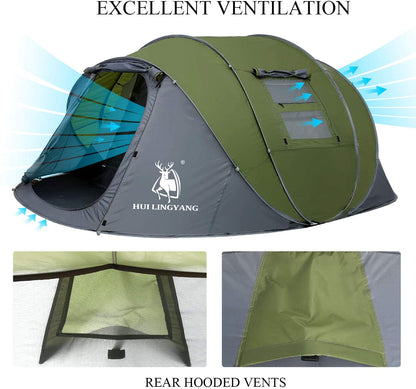 Large Camping Tent for 4-6 Person
