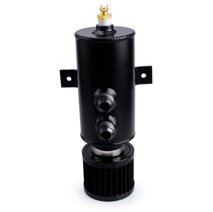 750ml Oil Catch Can Tank Kit Polish Baffled Reservoir with Breather Filter