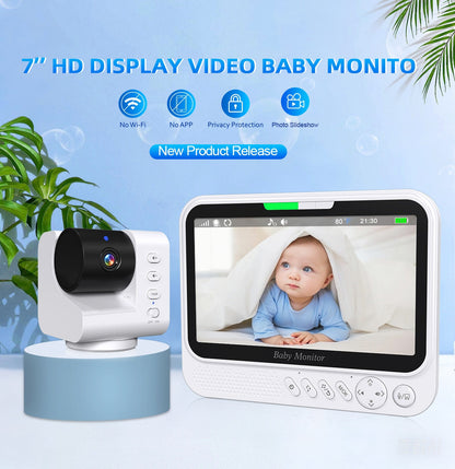 7”LCD HD Pan & Tilt Infrared Night Vision Baby Monitor - image 15
