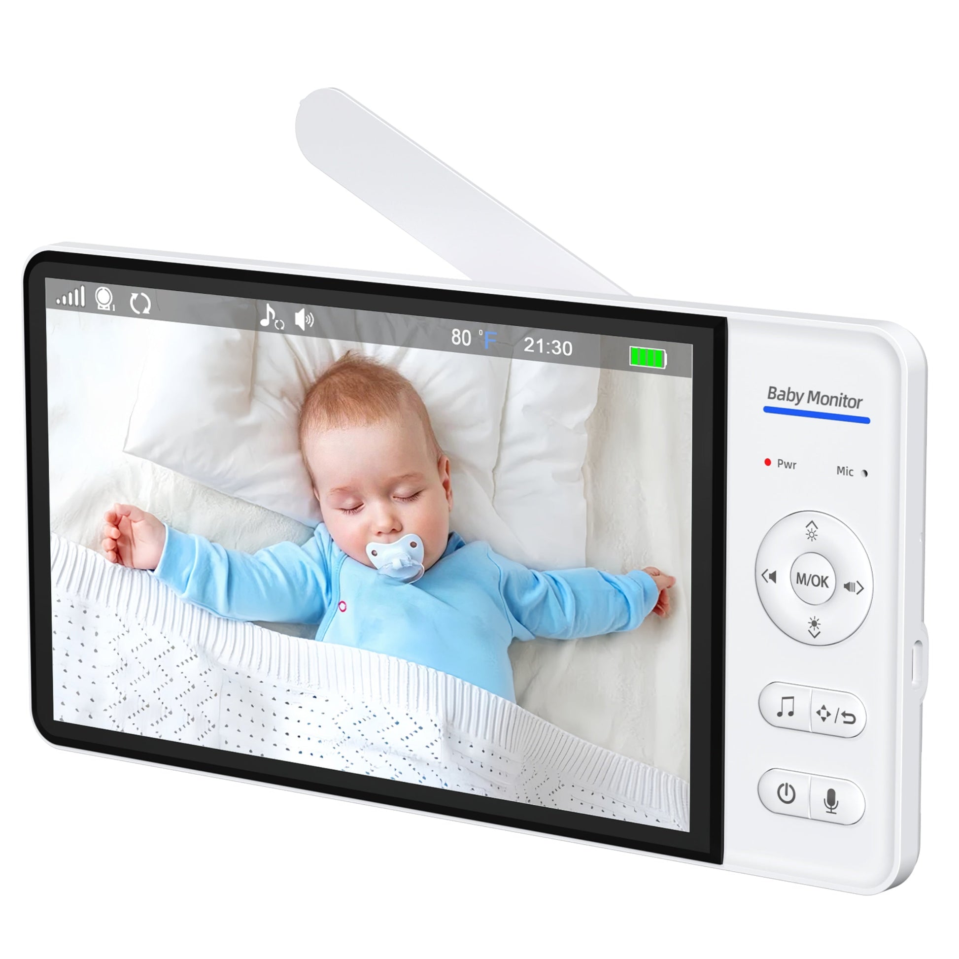 7”LCD HD Pan & Tilt Infrared Night Vision Baby Monitor - image 19