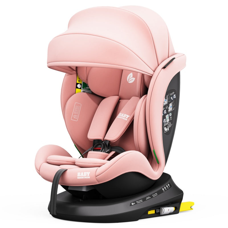 Pre-order 360° Rotating Baby Car Seat – Baby Brightness ShieldMax Plus Pink - image 2