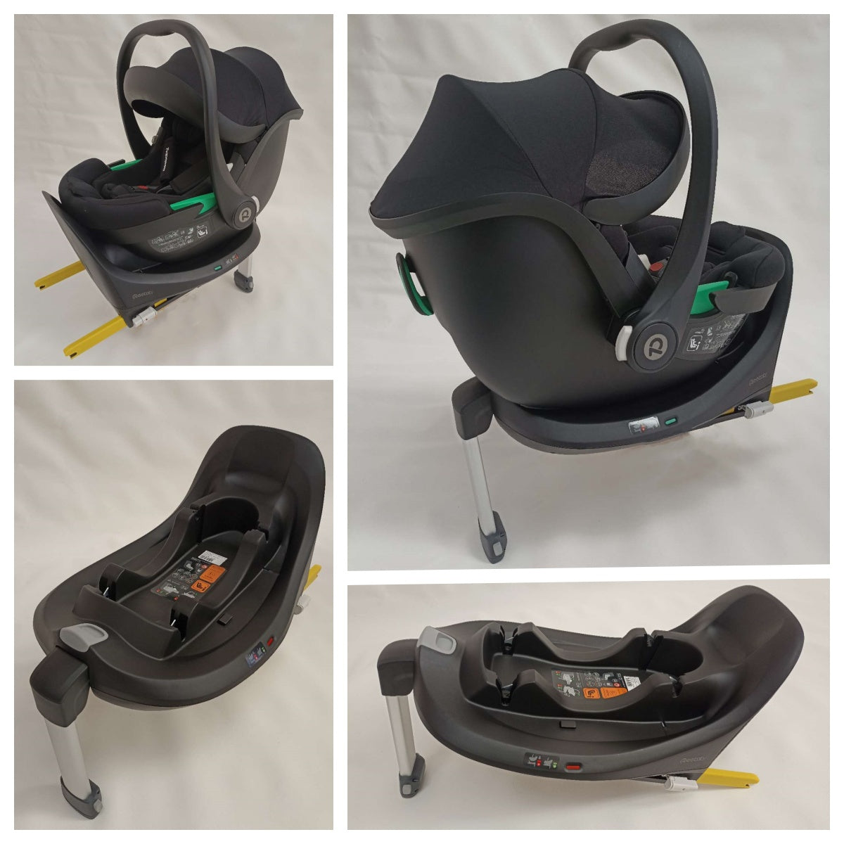 Double Pram – Luxe Twin Stroller with Car Seat and ISOFIX Base