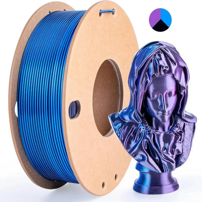 Dual/Tri-Colour Silk PLA 3D Printer Filament 1.75mm (250g)