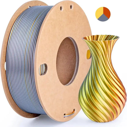 Dual/Tri-Colour Silk PLA 3D Printer Filament 1.75mm (250g)