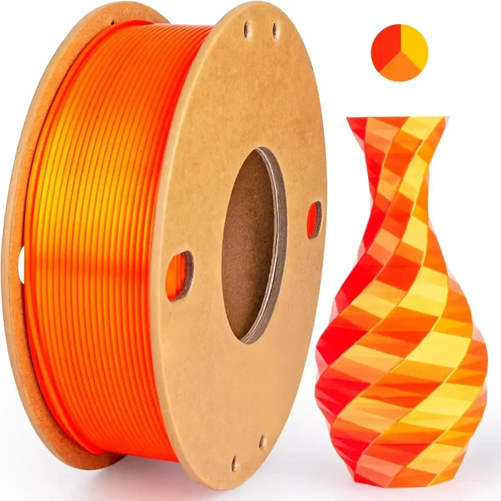 Dual/Tri-Colour Silk PLA 3D Printer Filament 1.75mm (250g)