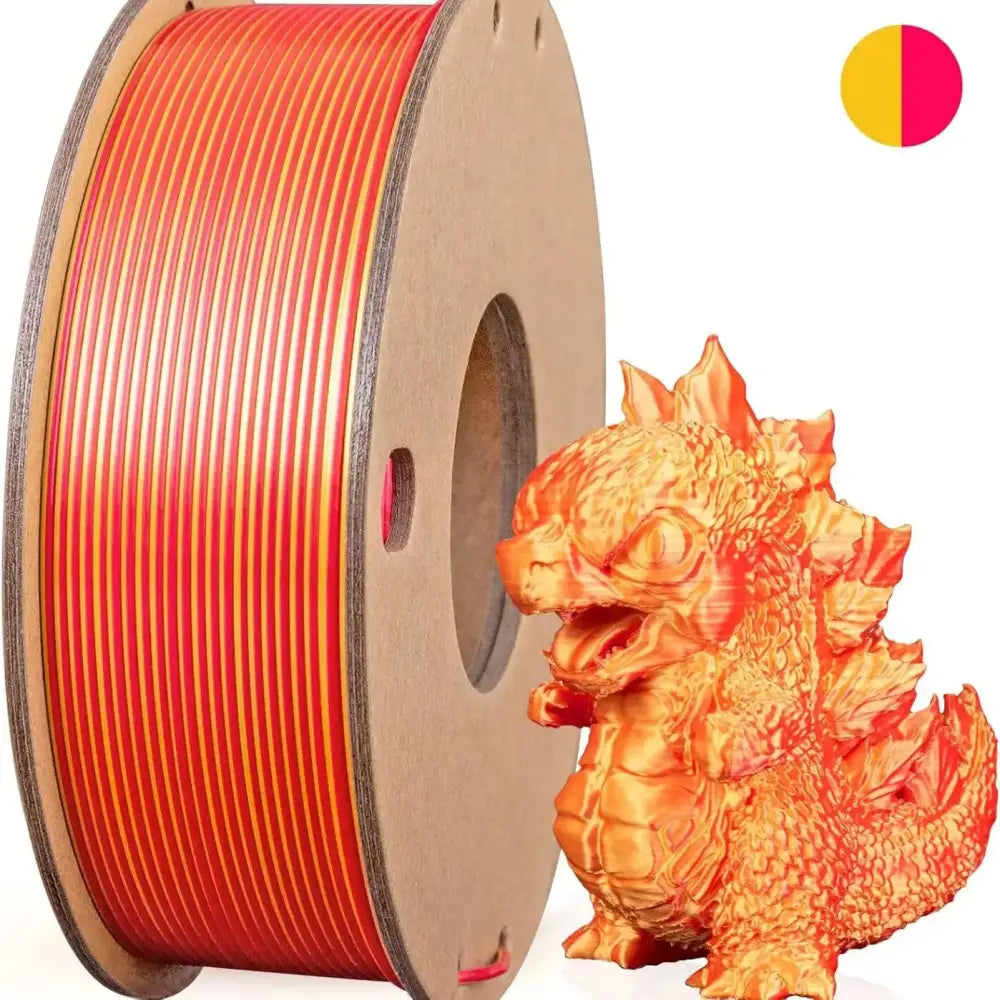 Dual/Tri-Colour Silk PLA 3D Printer Filament 1.75mm (250g)