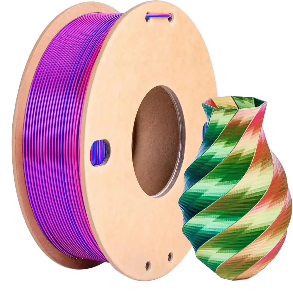 Dual/Tri-Colour Silk PLA 3D Printer Filament 1.75mm (250g)