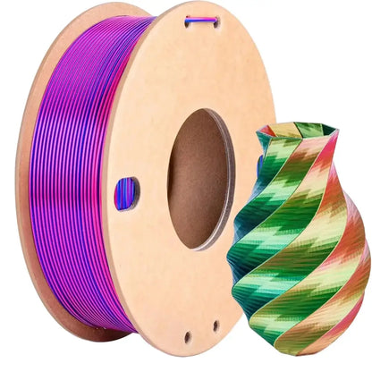 Dual/Tri-Colour Silk PLA 3D Printer Filament 1.75mm (250g)