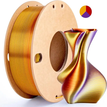 Dual/Tri-Colour Silk PLA 3D Printer Filament 1.75mm (250g)