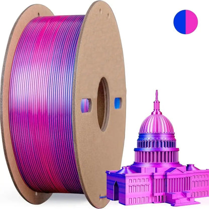 Dual/Tri-Colour Silk PLA 3D Printer Filament 1.75mm (250g)