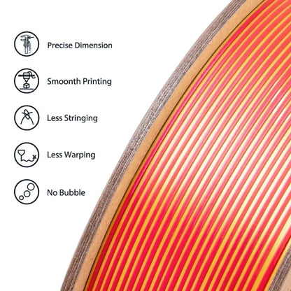 Dual/Tri-Colour Silk PLA 3D Printer Filament 1.75mm (250g)