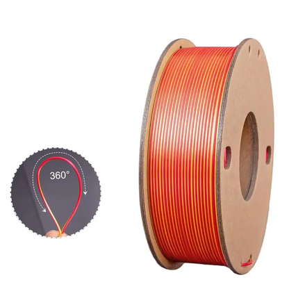 Dual/Tri-Colour Silk PLA 3D Printer Filament 1.75mm (250g)