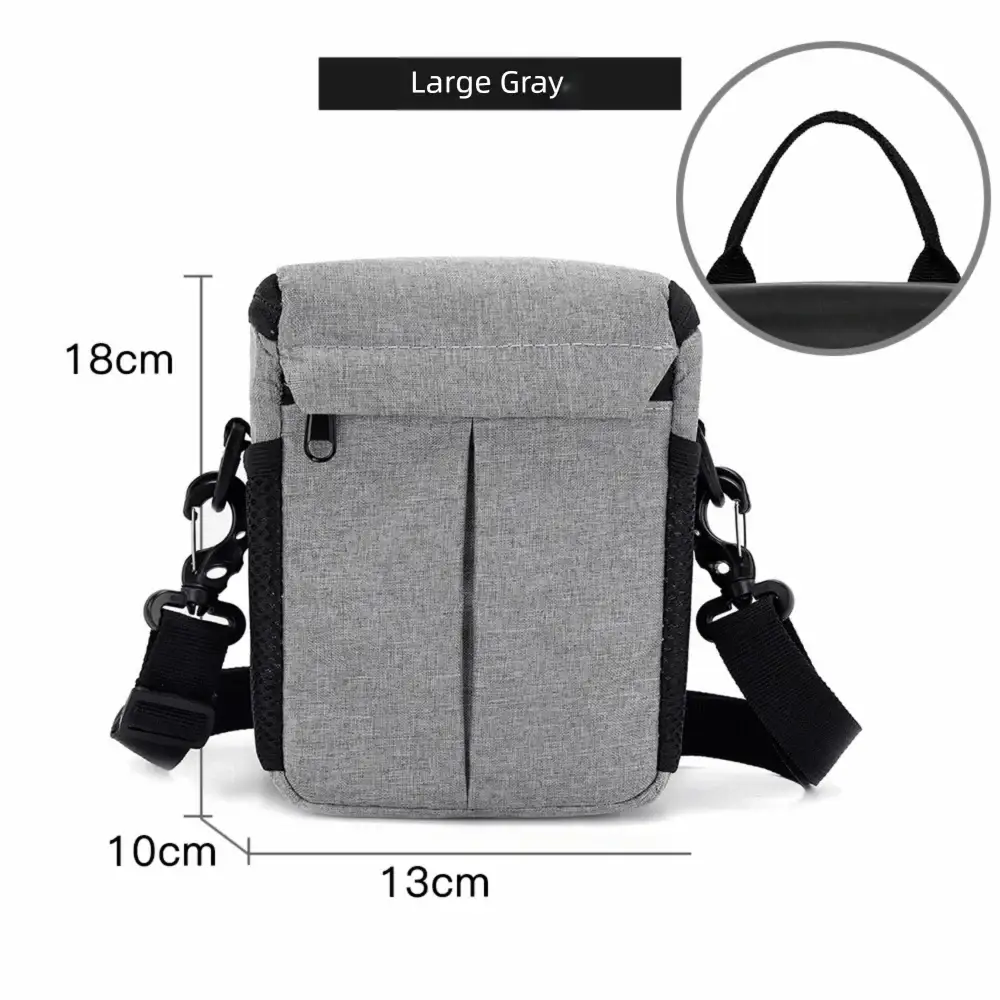Durable Nylon Camera Shoulder Bag for DSLR Camera & Lens, Lightweight Travel Case