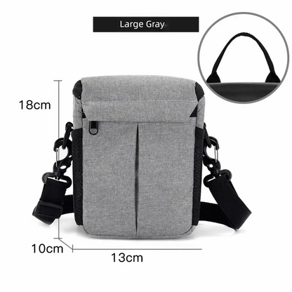 Durable Nylon Camera Shoulder Bag for DSLR Camera & Lens, Lightweight Travel Case